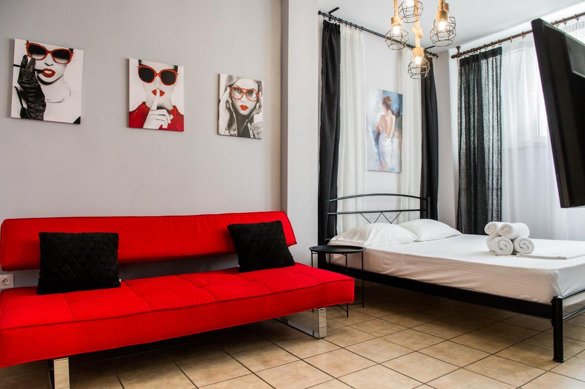 Luxury Apartments In Skg Солун Стая снимка