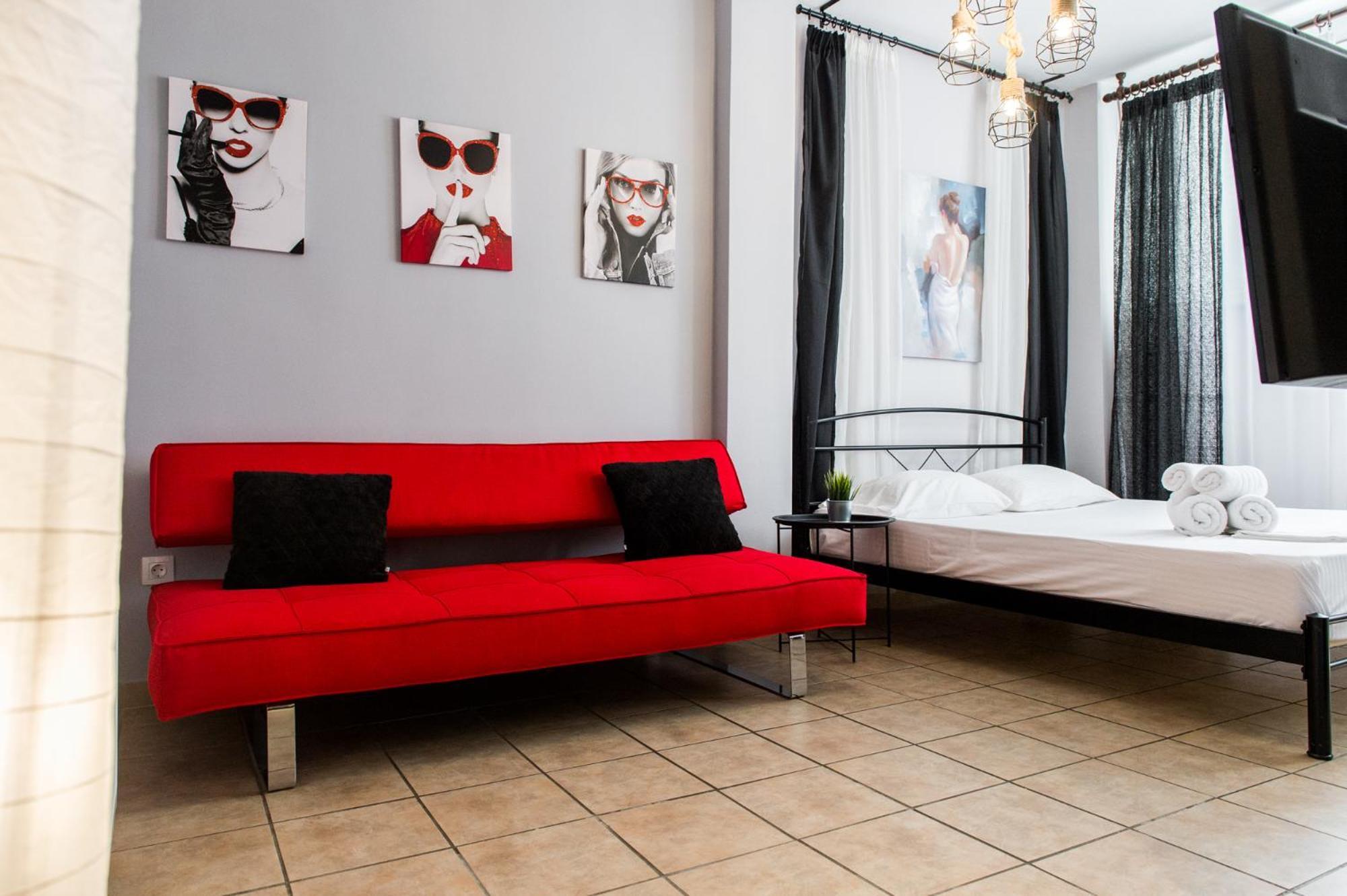Luxury Apartments In Skg Солун Стая снимка